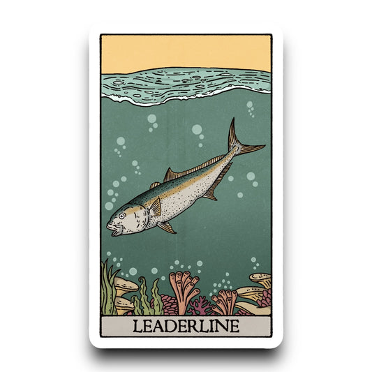Kingfish Tarot Card Vinyl Sticker